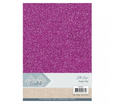Trblietavý papier ružový - Glitrový papier